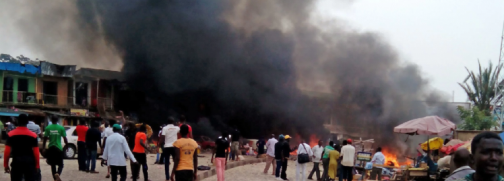 Bomb Blasts  Kill 9 in Nigeria.