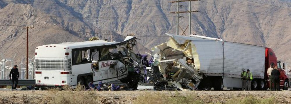 13 Killed in California Bus Crash