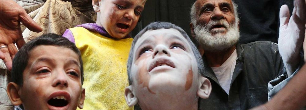 Militants Kill Children at  Aleppo School