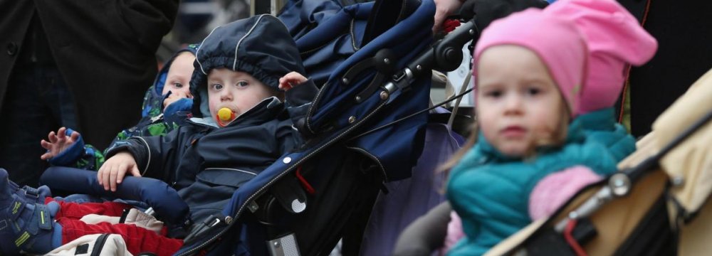 Germany’s Fertility Rate Hits 33-Year High