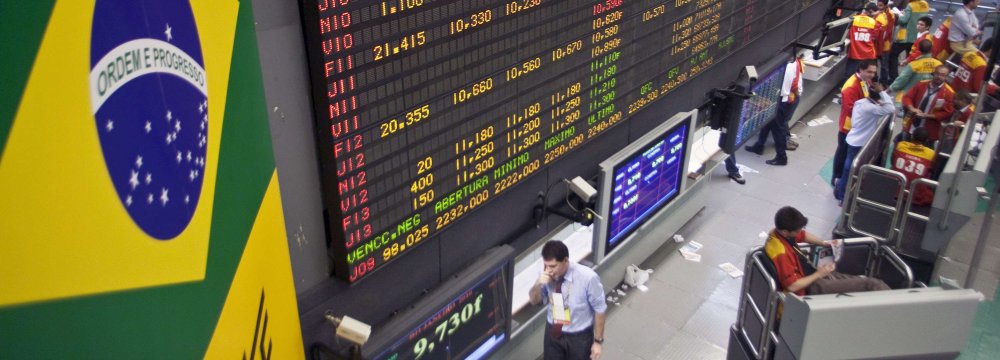 Brazil Stocks Gain