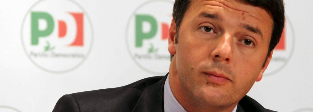 Renzi Lashes Out at German Trade Surplus