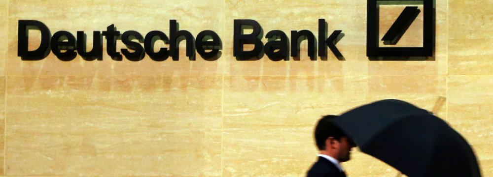 Deutsche Bank Handling Oil Transactions Again