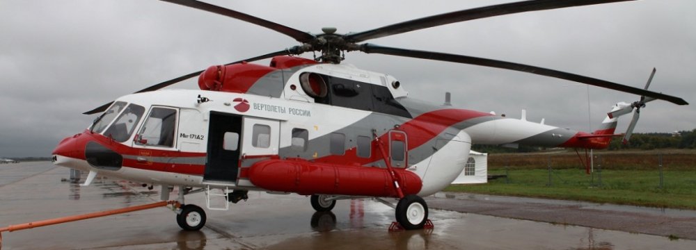 Russian Helicopter Co. Authorizes Service Center in Iran