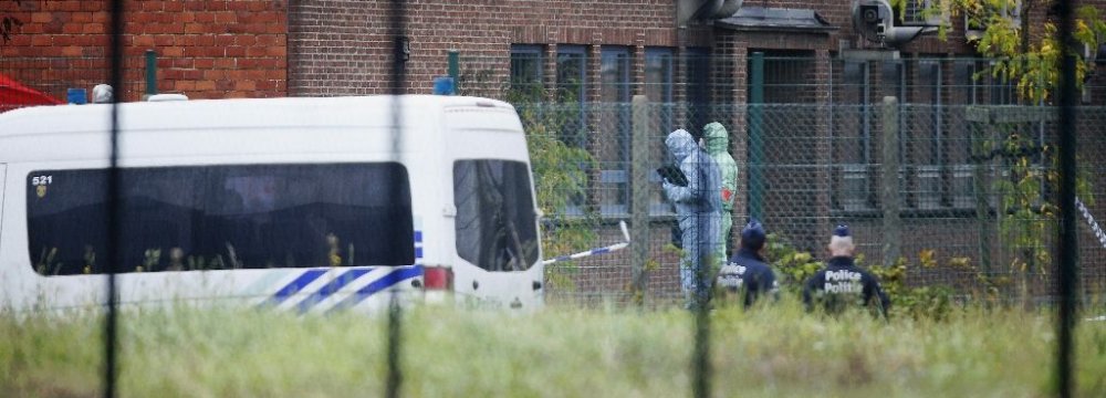 5 Held Over Blast at Brussels Crime Lab 