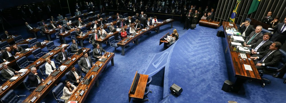 Brazil Senate Sends Rousseff to Impeachment Trial