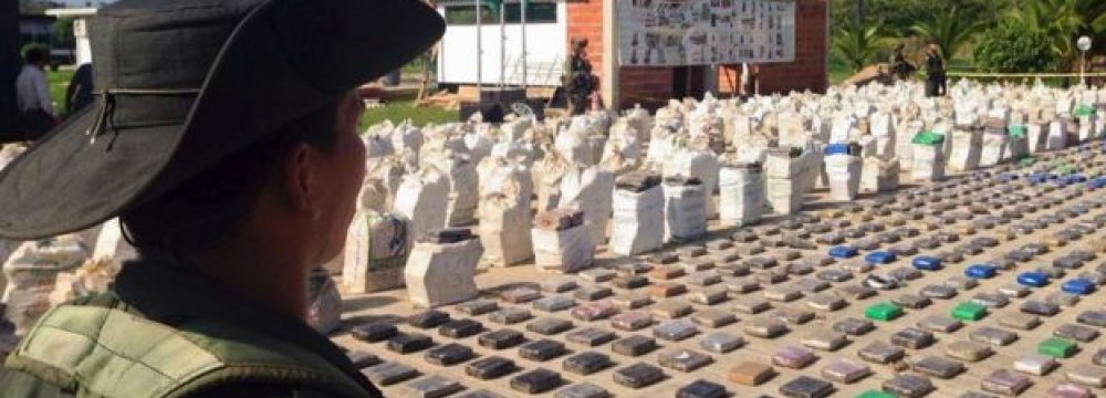 Colombia Seizes Record Cocaine Haul