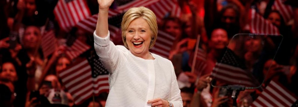 Hillary Clinton Declares Victory in Democratic Race