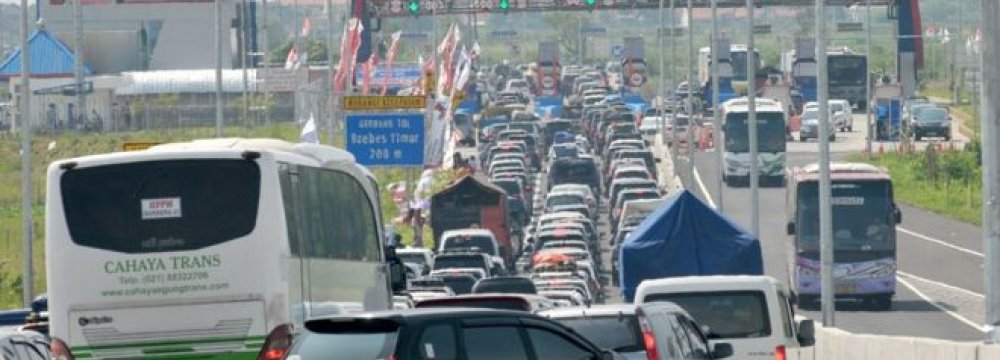 12 Die in Indonesia  Traffic Jam 