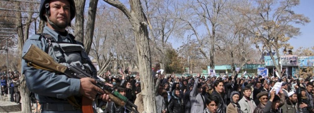 Kabul Locked Down as Authorities Face Protest