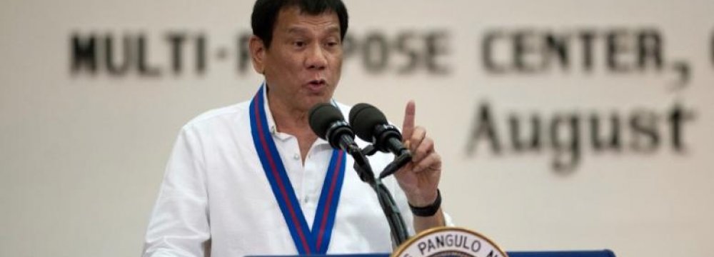 Philippines’ Duterte Threatens To Quit UN | Financial Tribune