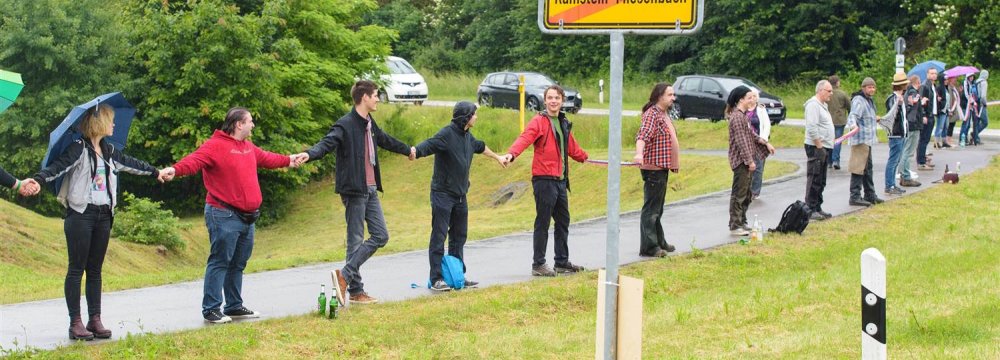 Thousands Protest Against US Base in Germany