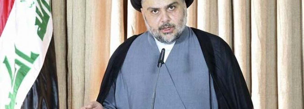 Iraq’s Sadr Hails Ministers’ Resignation 