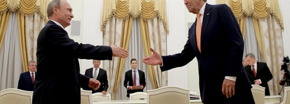 Putin, Kerry Hold “Constructive” Talks 