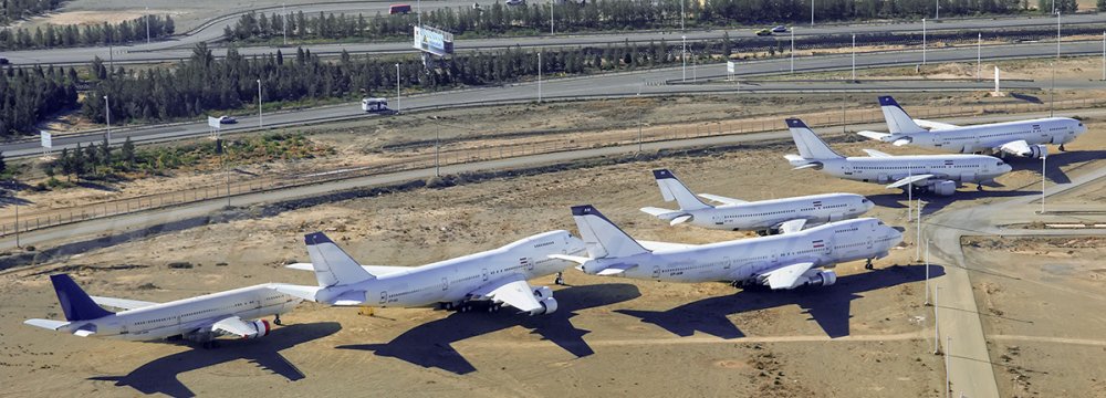 The Civil Aviation Organization of Iran says Of the 250 planes in Iran, 230 need to be replaced.