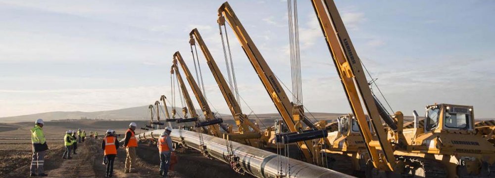 Plan to Establish New Gas Pipeline for Export
