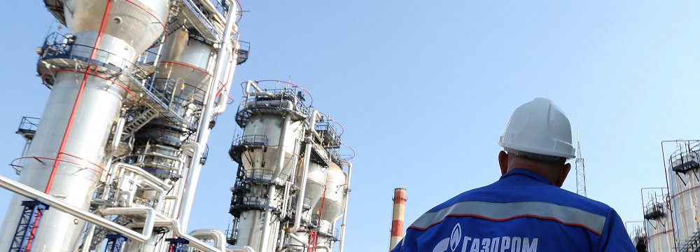 Gazprom Keen on Iran Gas Liquefaction Ventures 