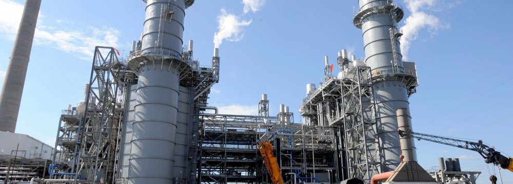 Iranian Power Plants’ Gas Consumption Up 5%