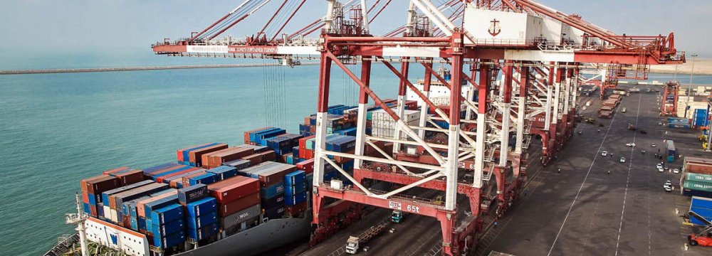 Shahid Rajaie Q1 Non-Oil Exports Top $8b