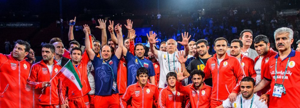 Iran Wins Freestyle Wrestling World Cup