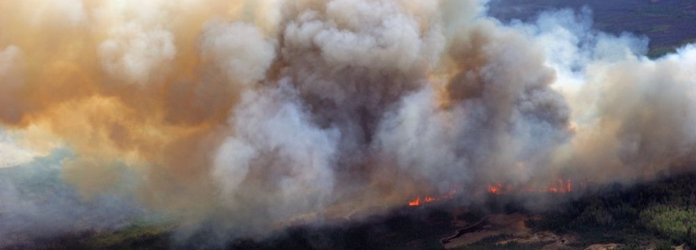 Canada Wildfire Ash in Switzerland