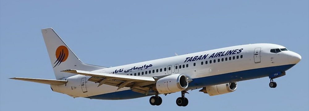 Taban Airlines Eying Pakistan Flights