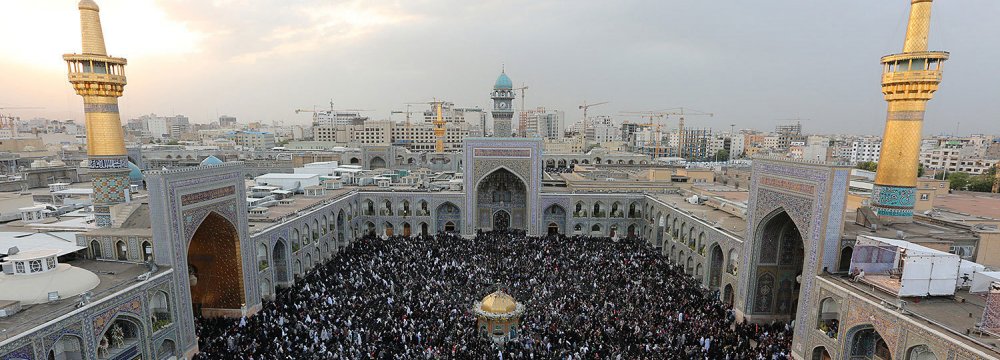 Most Iraqi pilgrims visit the Shrine of Imam Reza (PBUH) in Mashhad, Khorasan Razavi Province.