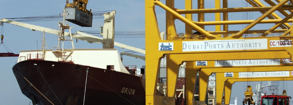 Dubai Shipping Volumes Waning