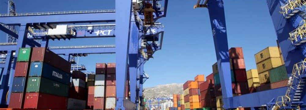 Greek Exports Decline