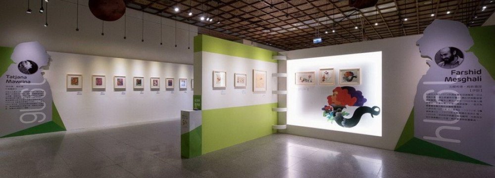 The artist's works at Taipei expo