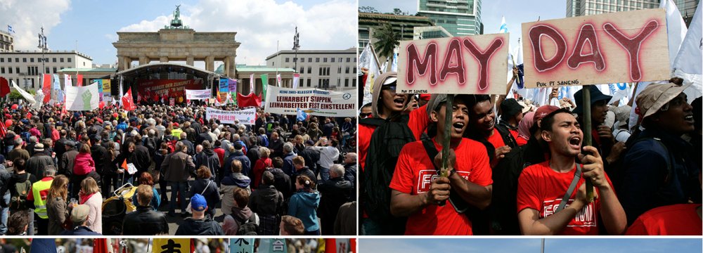 Workers Hold May Day Rallies