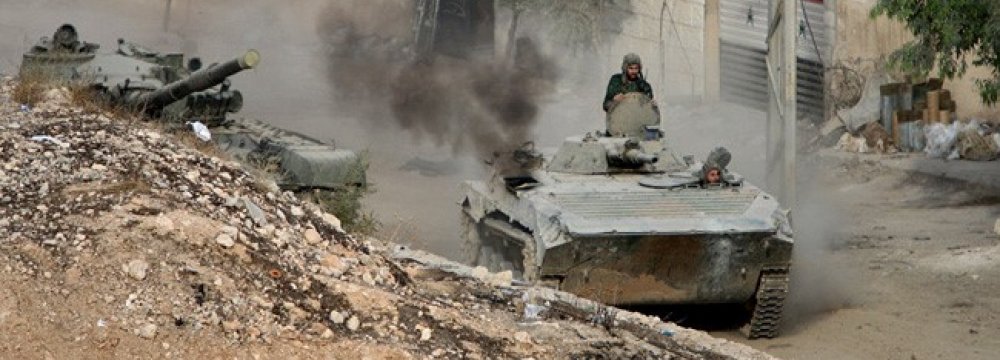 Syrian Army Crosses Boundary of IS Capital