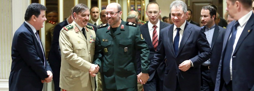 Iran, Russia, Syria to  Step Up Anti-Terror Battle 