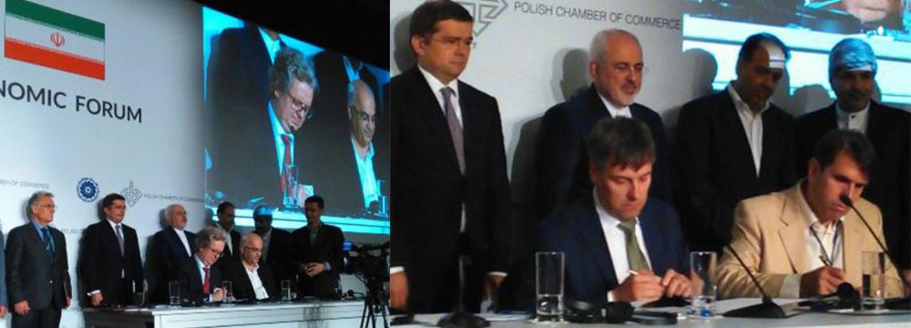 Iran, Poland Sign MoUs to Bolster Trade Ties