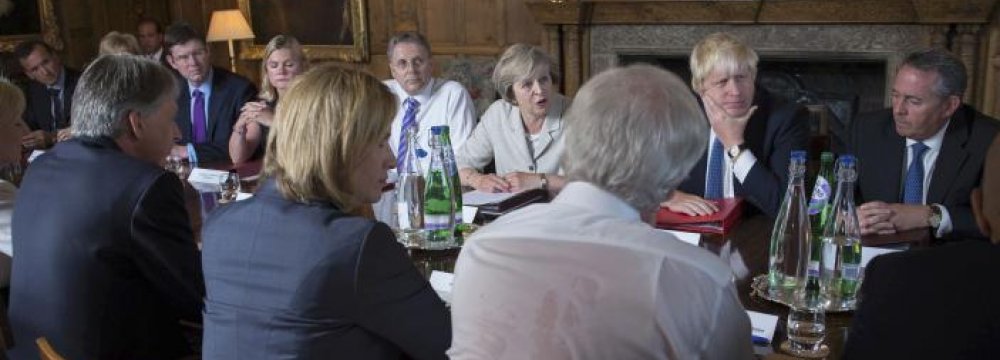 British PM Gathers Ministers to Hear Views on Brexit