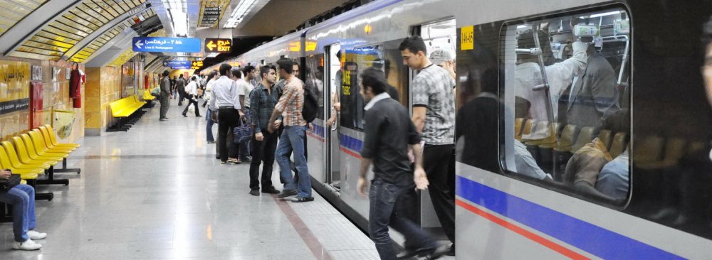 Tehran metro carries some 4-5 million passengers every day.