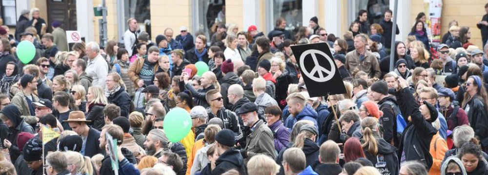 Thousands of Finns March in Anti-Racism Protest