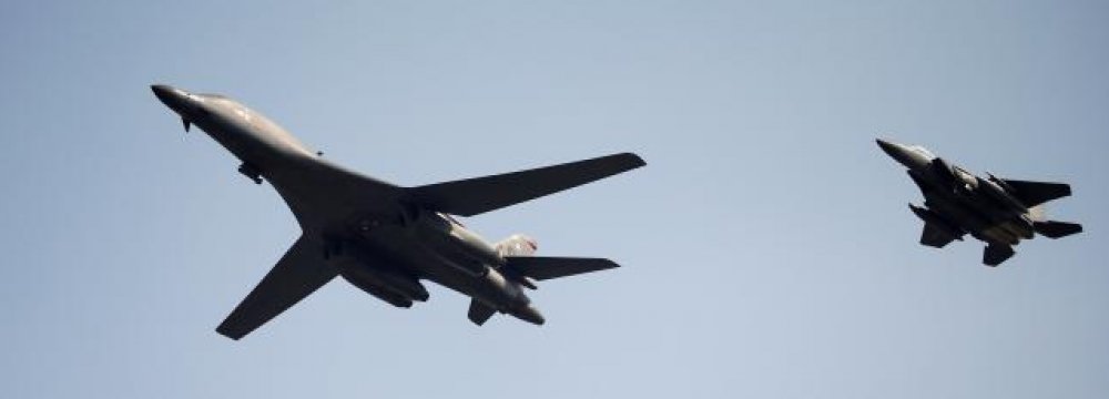 US Bombers Fly Over South Korea Again
