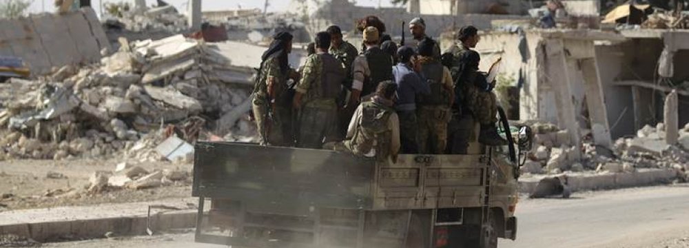 15 Turkey-Backed Rebels Killed in Syria Fighting