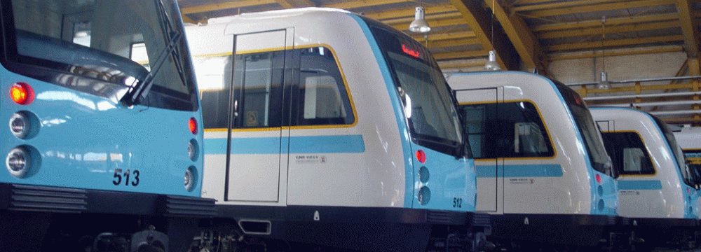 58 Wagons Join Tehran Subway Fleet