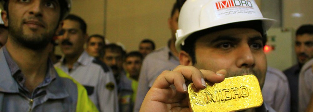 Rise in Mouteh Gold Output 