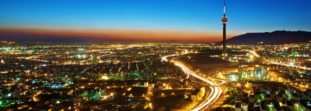 A view of Tehran