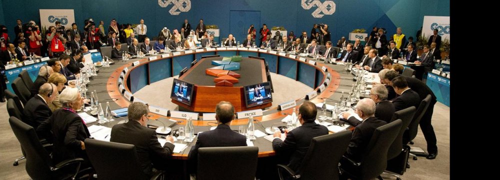 G-20 Vows $2t  Global Growth Push