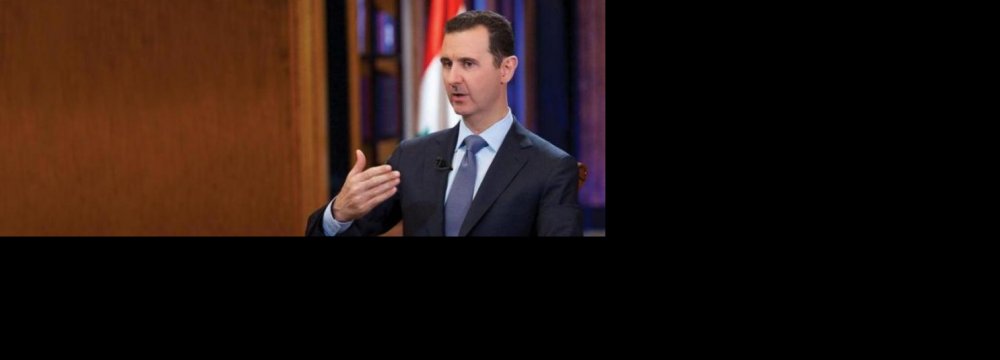 Syria’s President  Ready for Early  Elections