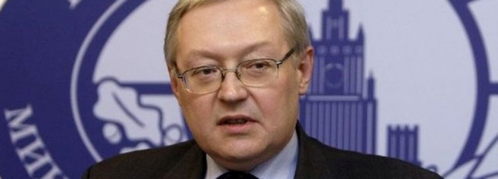 Ryabkov: P5+1 Seeks Joint Approach on Sanctions