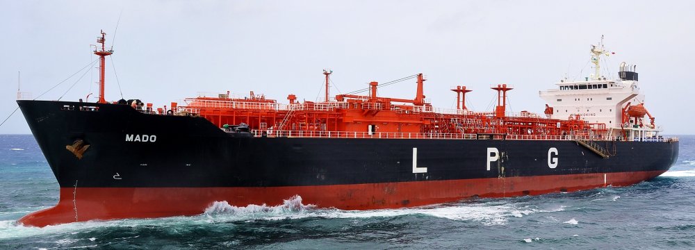 LPG Shipment to China on Track