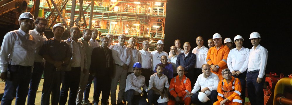 First Offshore Platform of Iran&#039;s South Pars Phase 13 Installed