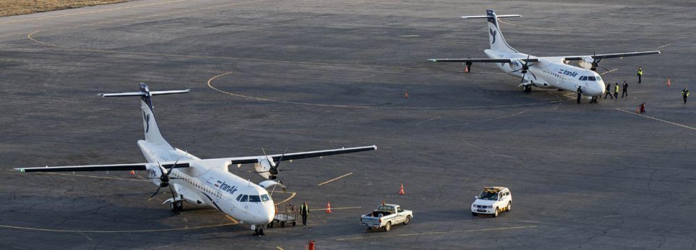 Iran Air’s eight brand-new ATR turboprops took the flag carrier back to small airports. 