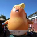 Brits Have a Message in Trump Baby Balloon 