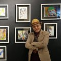Actor Reza Babak’s Paintings at Sakoo Art School